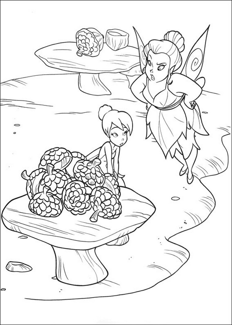 coloriage fee marie raisonne clochette